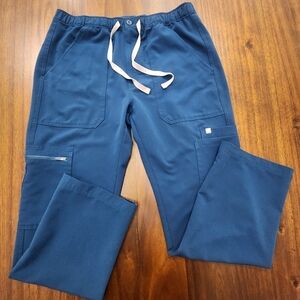 FIGS Men Scrub Cairo Cargo Pants Dark Teal Sz M/S Technical Collection TM3001S